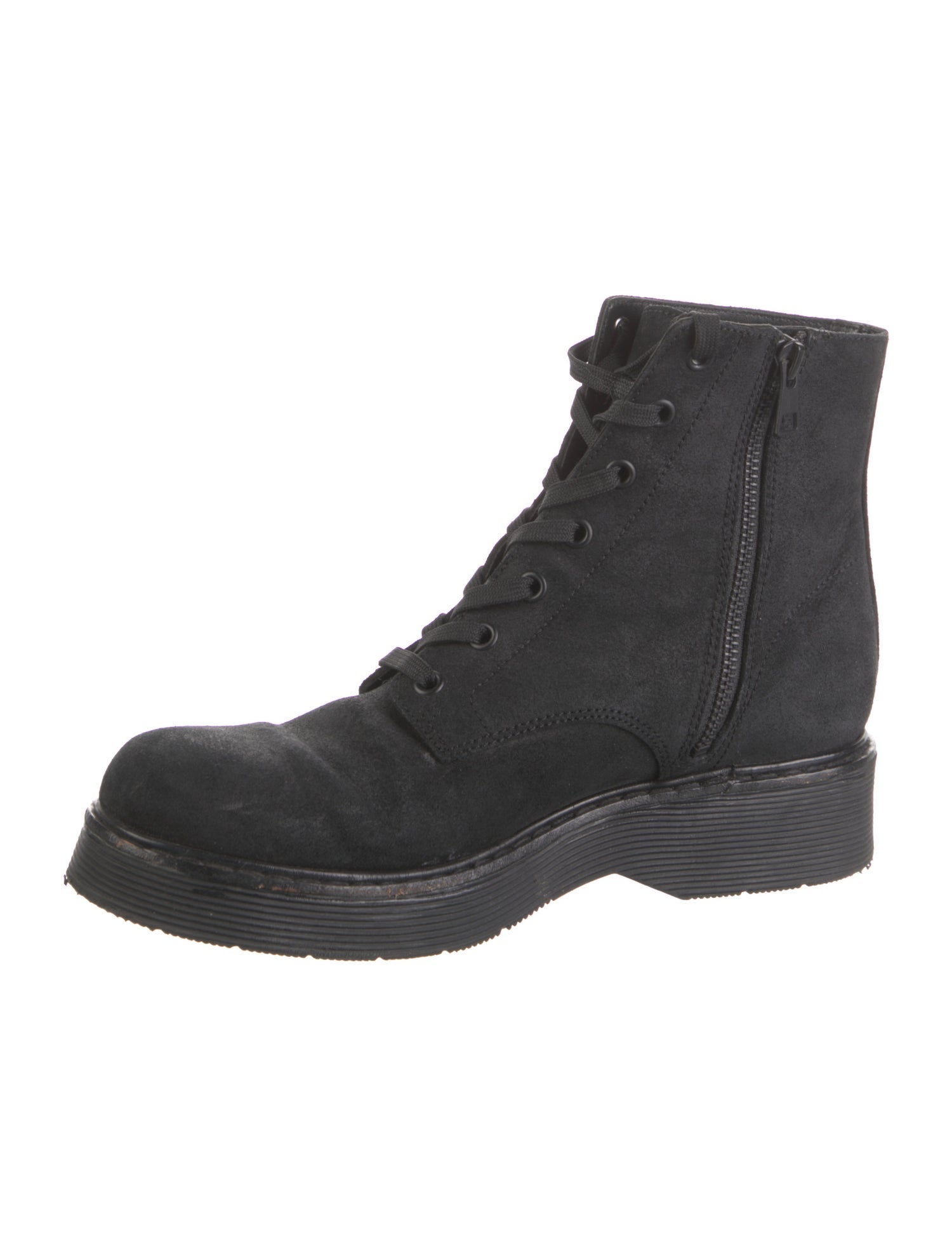 Vince Suede Combat Boots