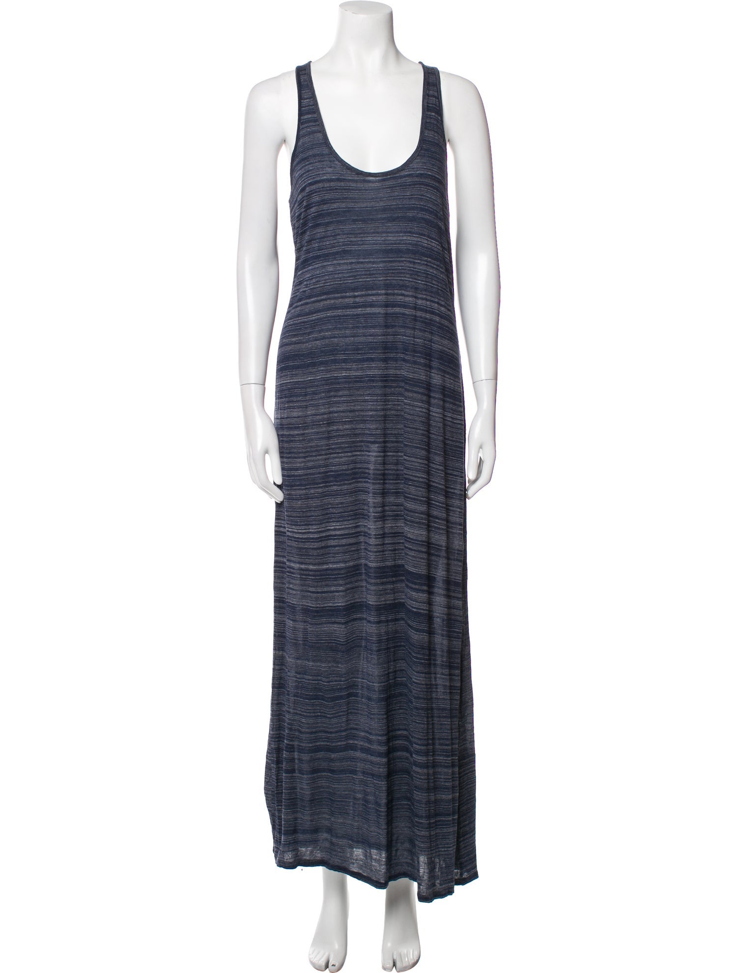 Vince Striped Long Dress