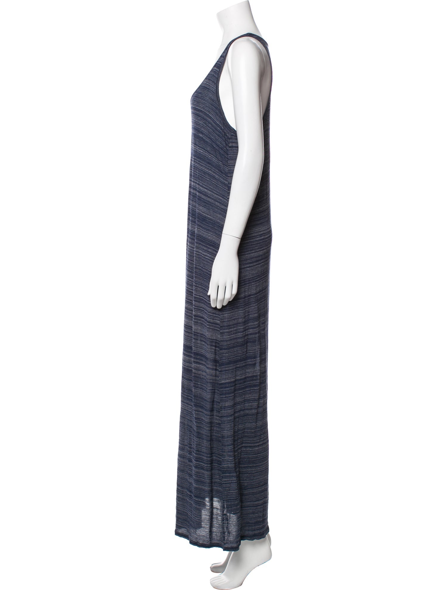 Vince Striped Long Dress