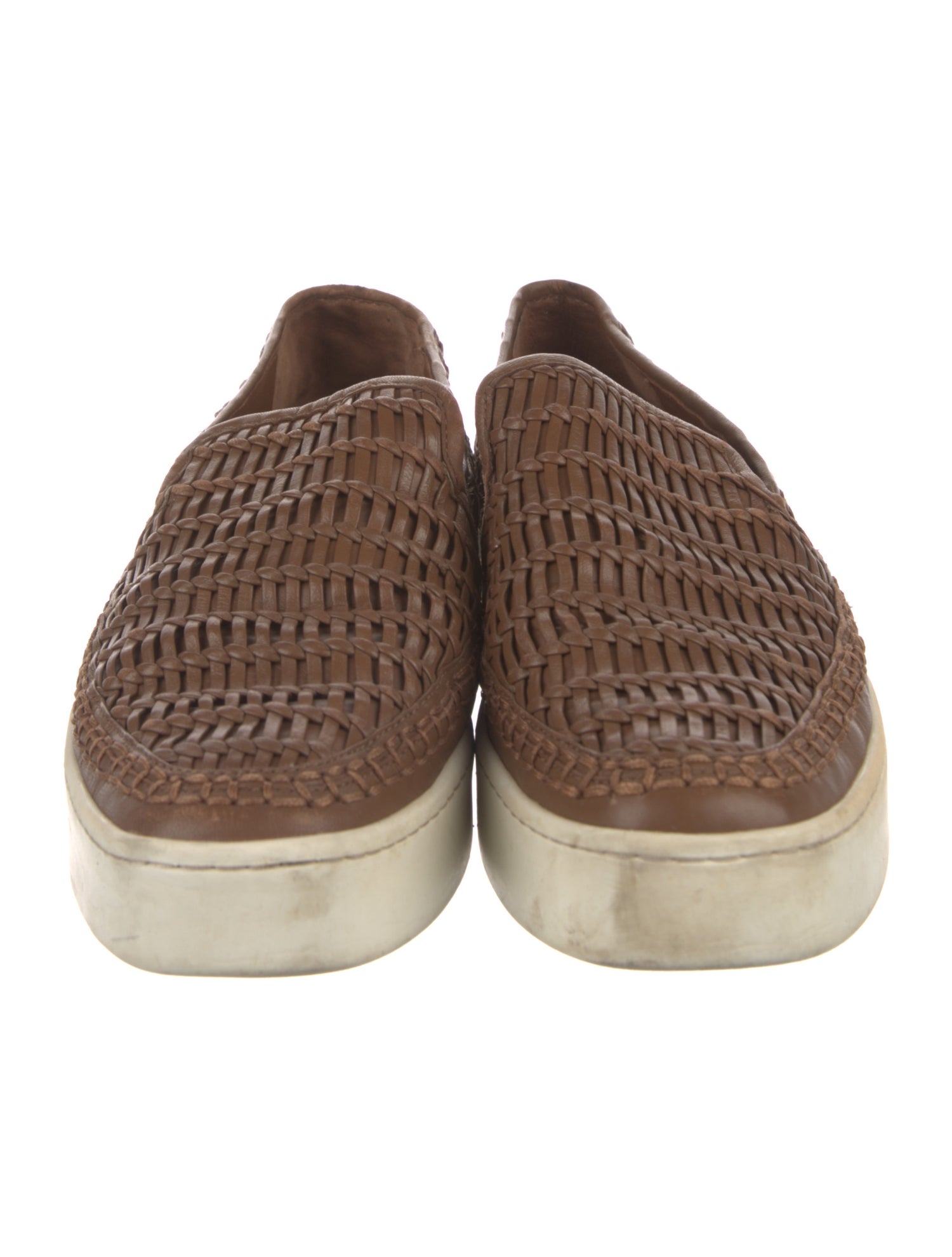 Vince Leather Mesh Accents Sneakers