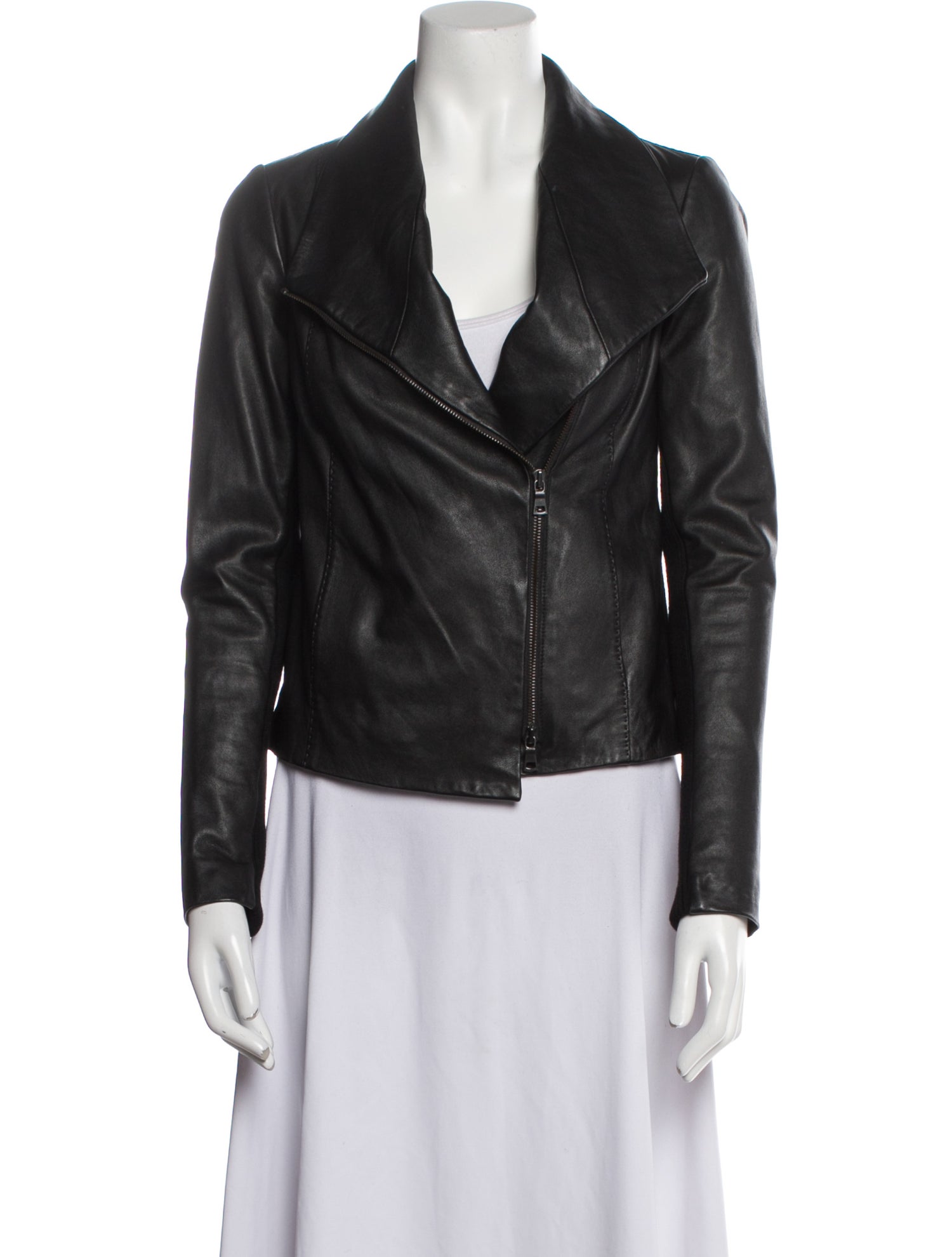 Vince Leather Biker Jacket