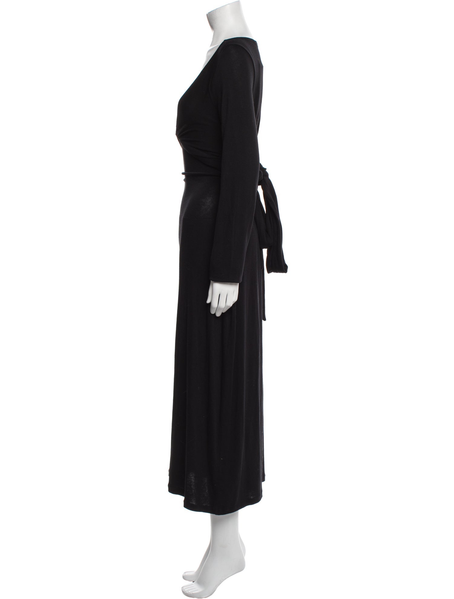 Vince Plunge Neckline Long Dress