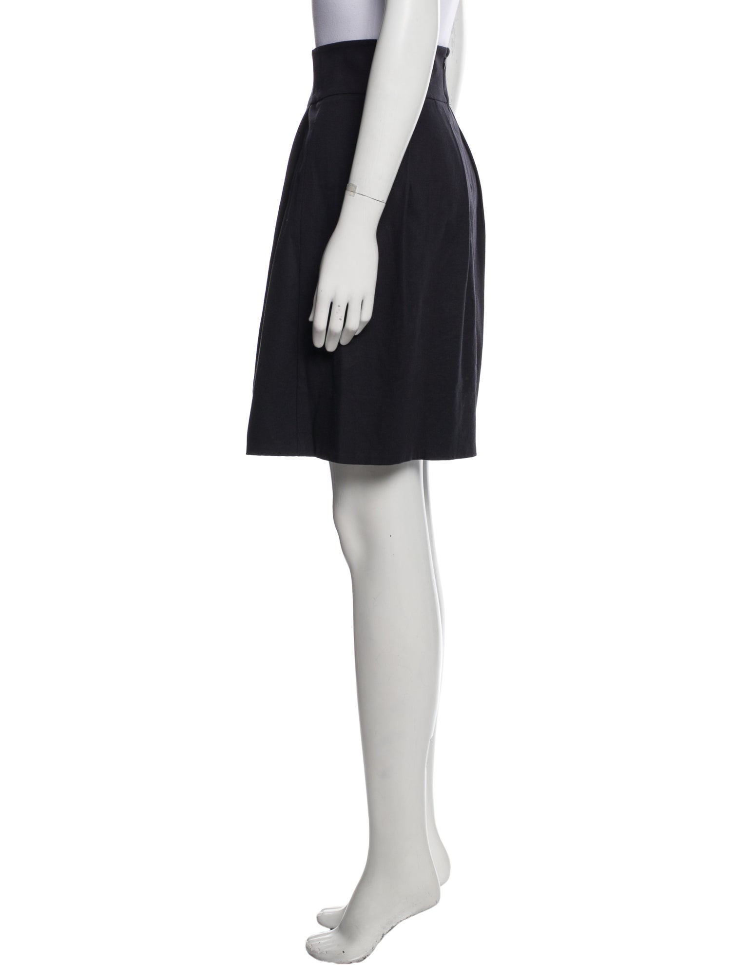 Vince Pleated Accents Knee-Length Skirt