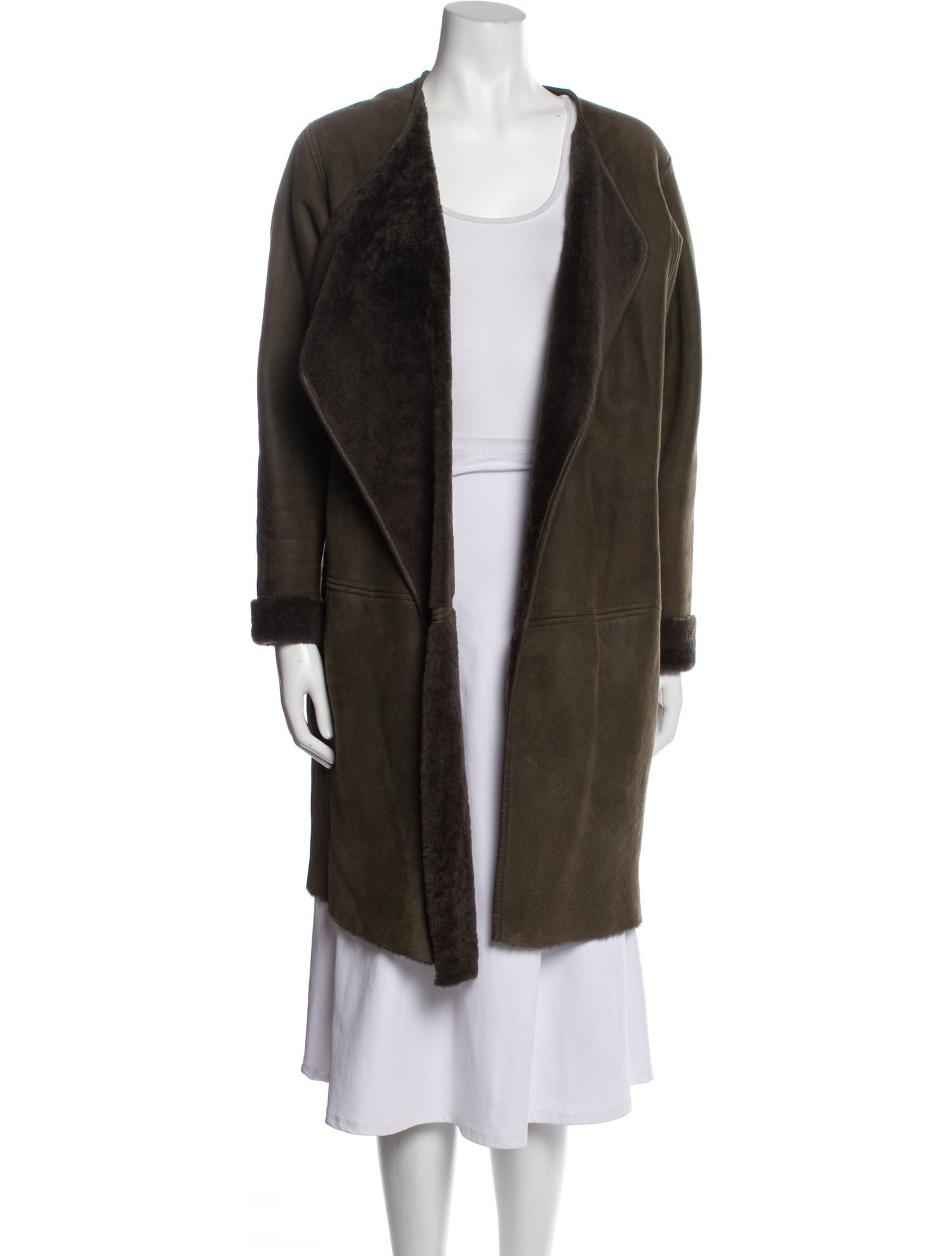 Vince Shearling Fur Coat