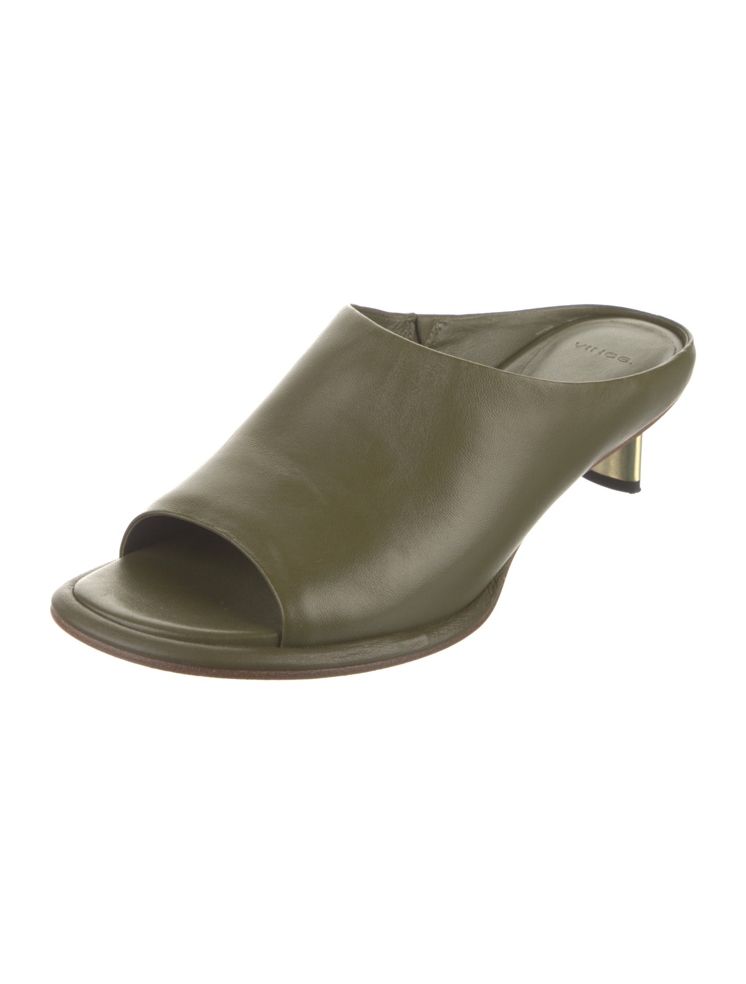 Vince Leather Slides