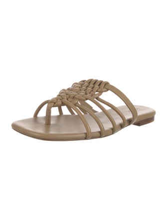 Vince Leather Slides