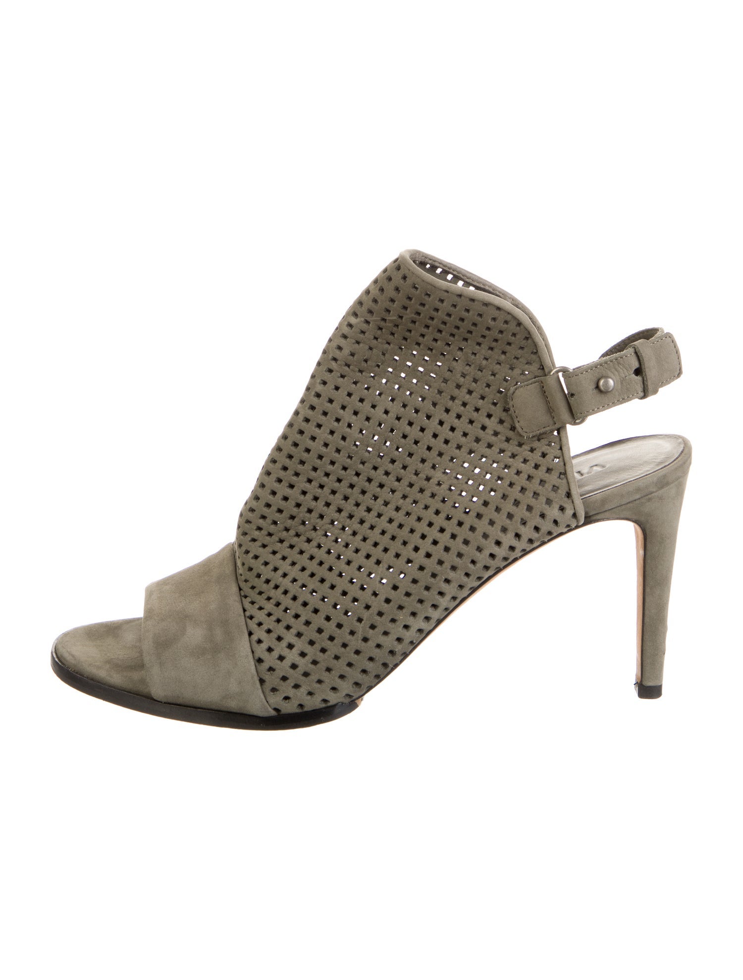 Vince Suede Lasercut Accents Slingback Sandals