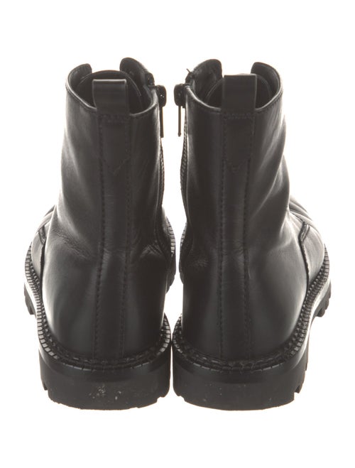Vince Leather Combat Boots