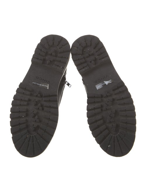 Vince Leather Combat Boots