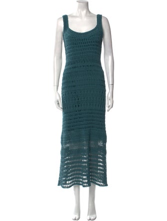 Vince Scoop Neck Long Dress