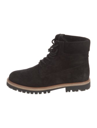 Vince Suede Combat Boots