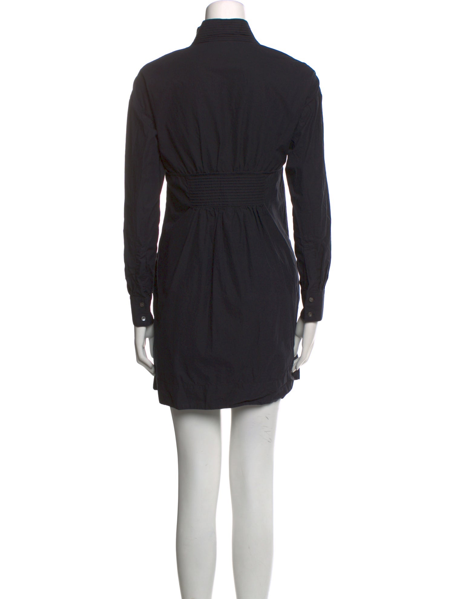 Vince Mock Neck Mini Dress