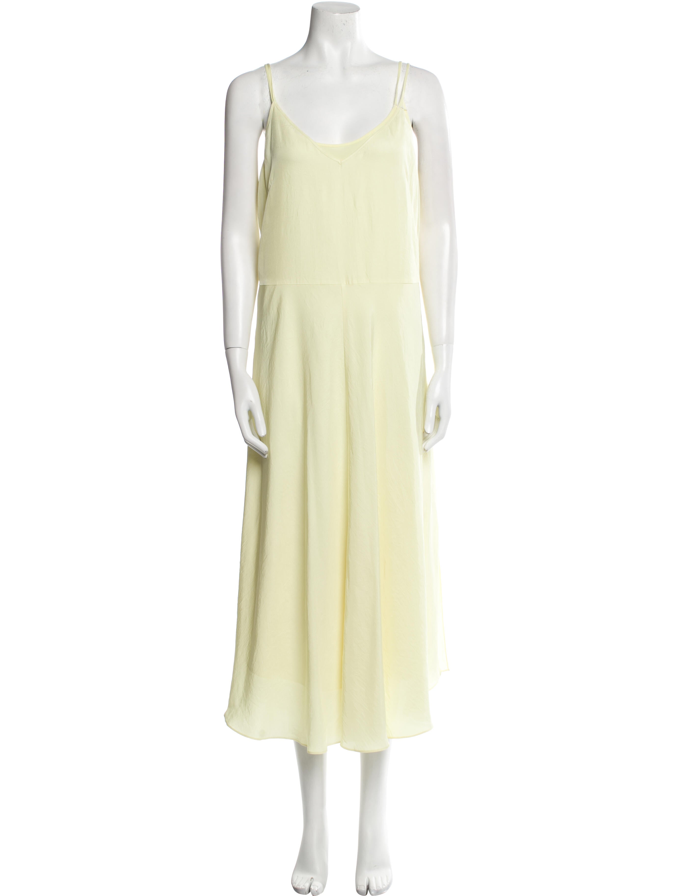 Vince Scoop Neck Long Dress