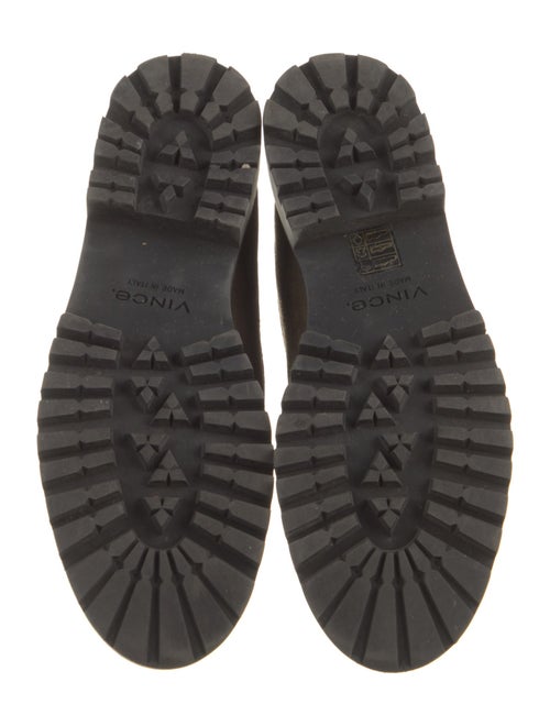 Vince Suede Printed Combat Boots