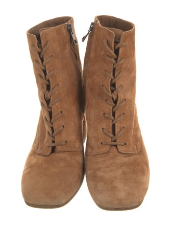 Vince Suede Lace-Up Boots