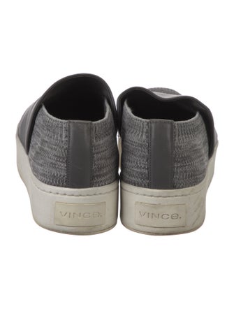 Vince Leather Trim Embellishment Sneakers