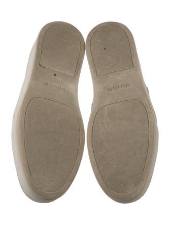 Vince Leather Trim Embellishment Sneakers