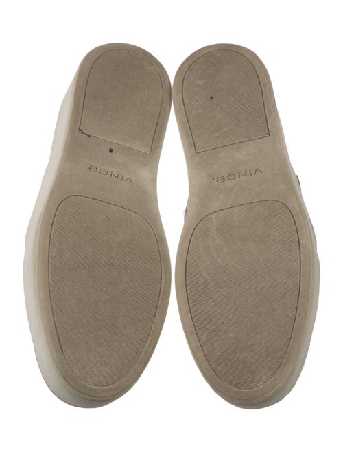 Vince Leather Trim Embellishment Sneakers