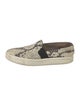 Vince Snakeskin Animal Print Sneakers