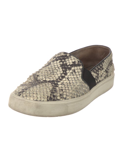 Vince Snakeskin Animal Print Sneakers