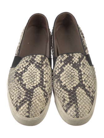 Vince Snakeskin Animal Print Sneakers