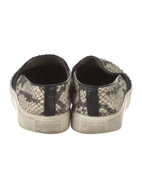 Vince Snakeskin Animal Print Sneakers