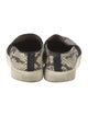 Vince Snakeskin Animal Print Sneakers