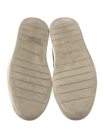 Vince Snakeskin Animal Print Sneakers