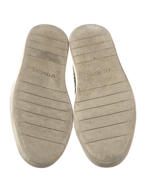 Vince Snakeskin Animal Print Sneakers