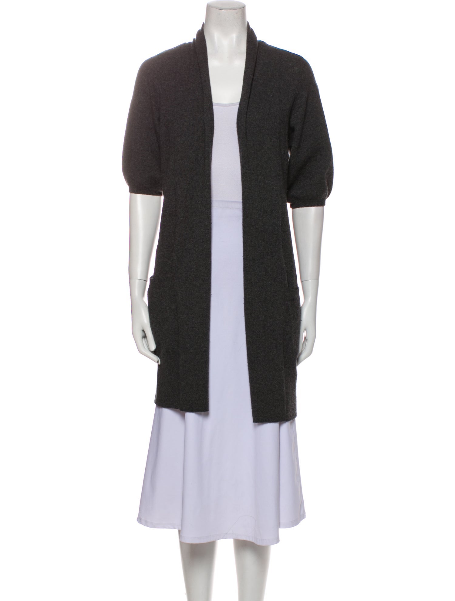 Vince Cashmere Open Front Sweater