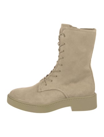 Vince Suede Combat Boots