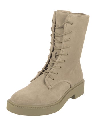 Vince Suede Combat Boots