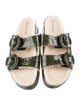 Vince Patent Leather Printed Slides