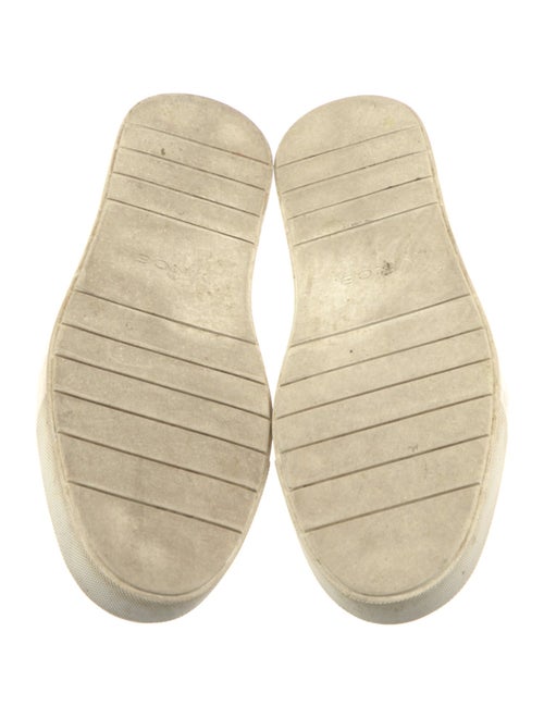 Vince Leather Colorblock Pattern Espadrilles