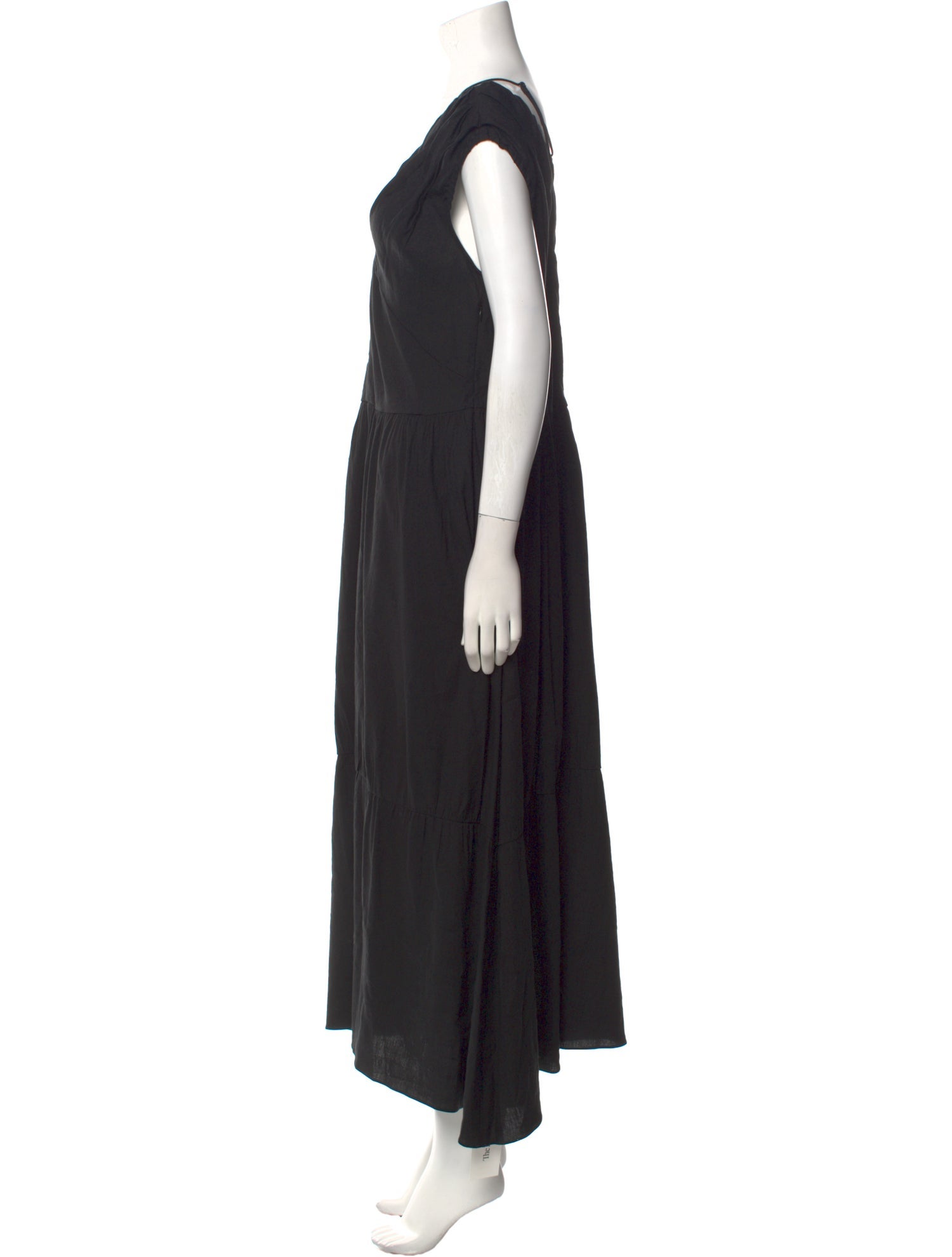Vince V-Neck Long Dress