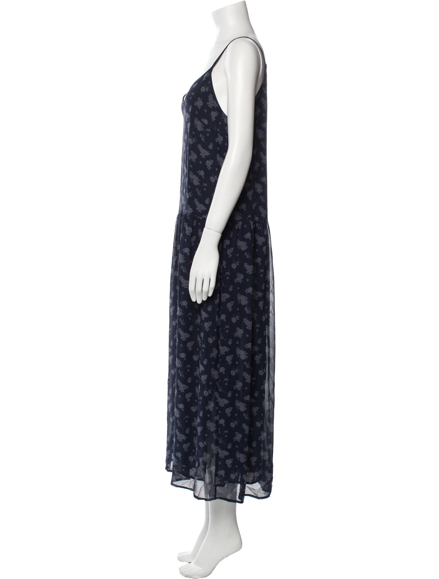 Vince Silk Long Dress