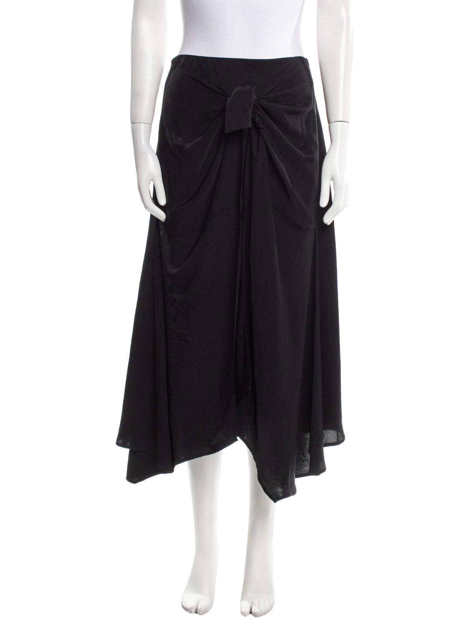Vince Bow Accents Midi Length Skirt