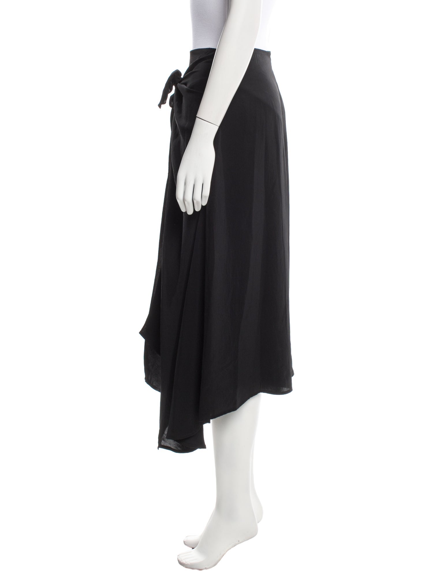 Vince Bow Accents Midi Length Skirt