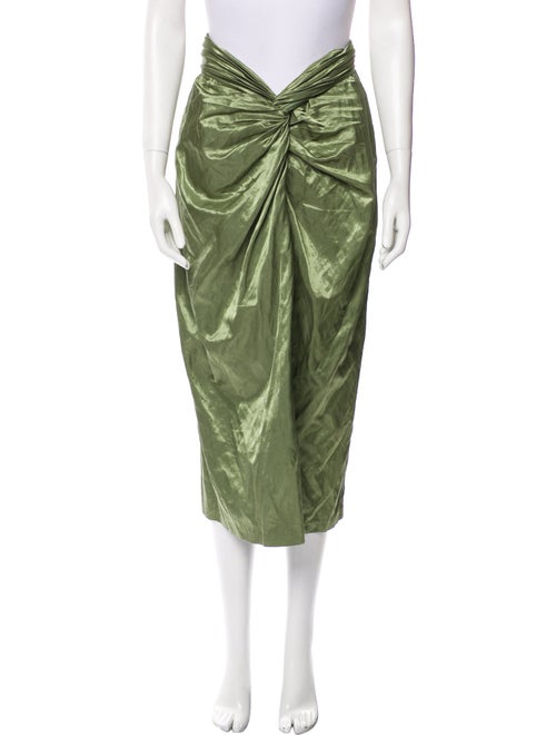 Vince Ruffle Embellishment Midi Length Skirt