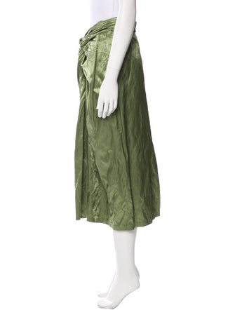 Vince Ruffle Embellishment Midi Length Skirt