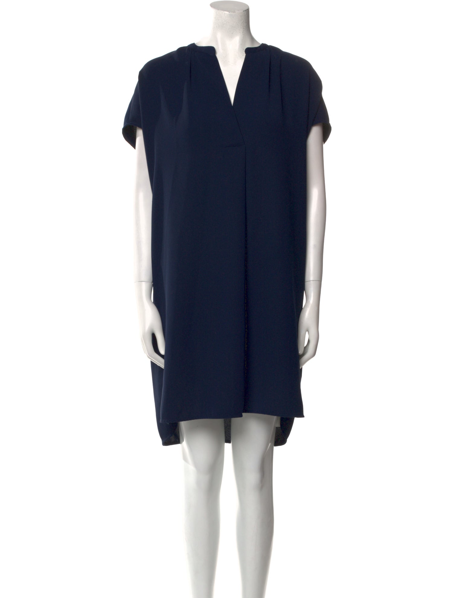Vince V-Neck Knee-Length Dress