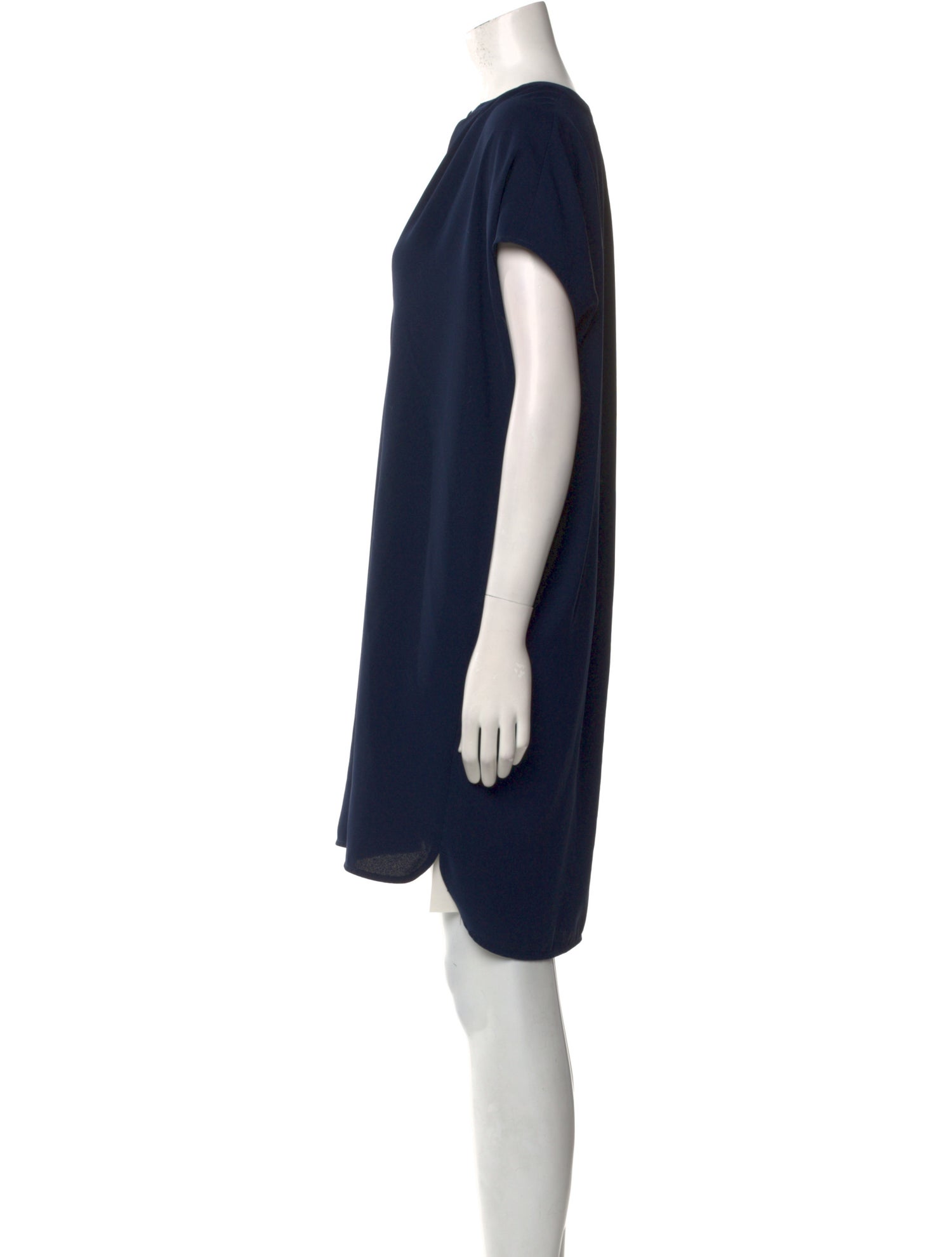Vince V-Neck Knee-Length Dress