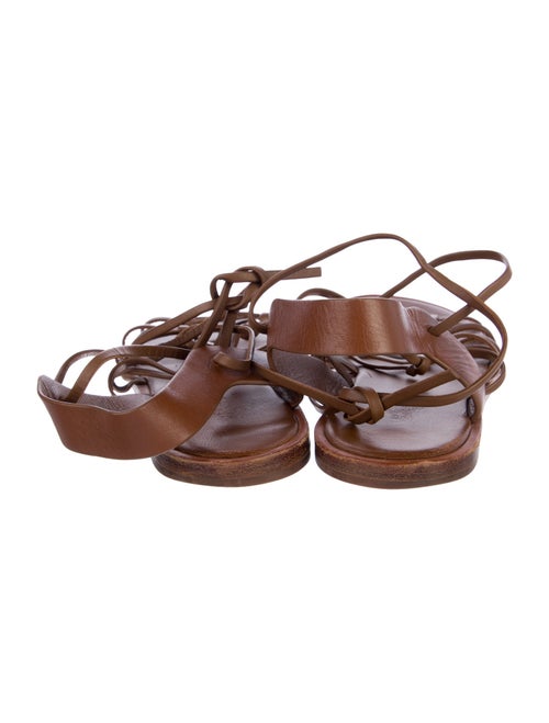 Vince Leather Gladiator Sandals