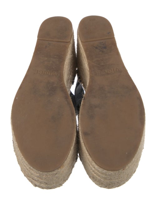 Vince Leather Printed Espadrilles