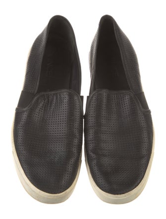 Vince Leather Colorblock Pattern Flats