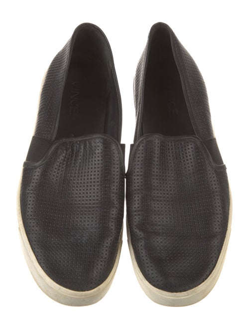 Vince Leather Colorblock Pattern Flats