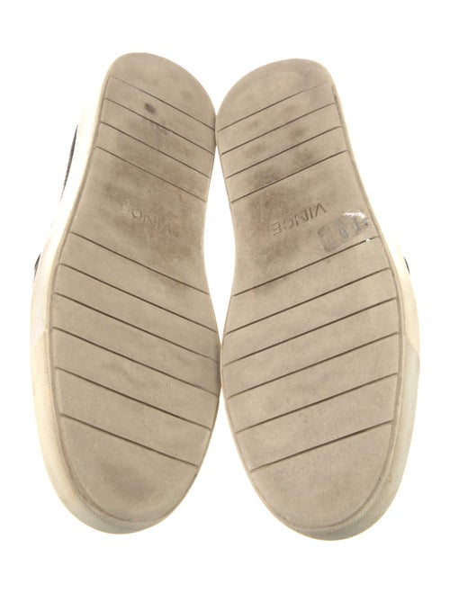 Vince Leather Colorblock Pattern Flats