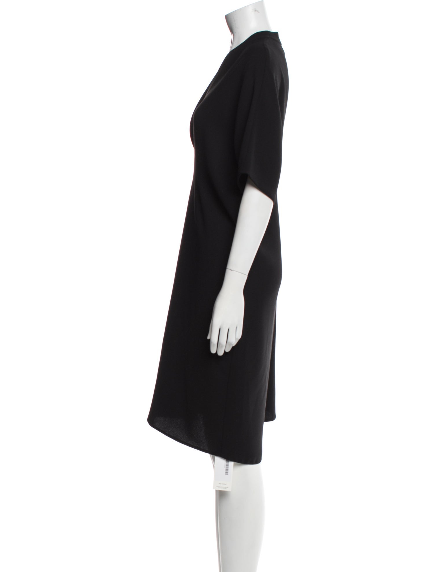 Vince V-Neck Knee-Length Dress