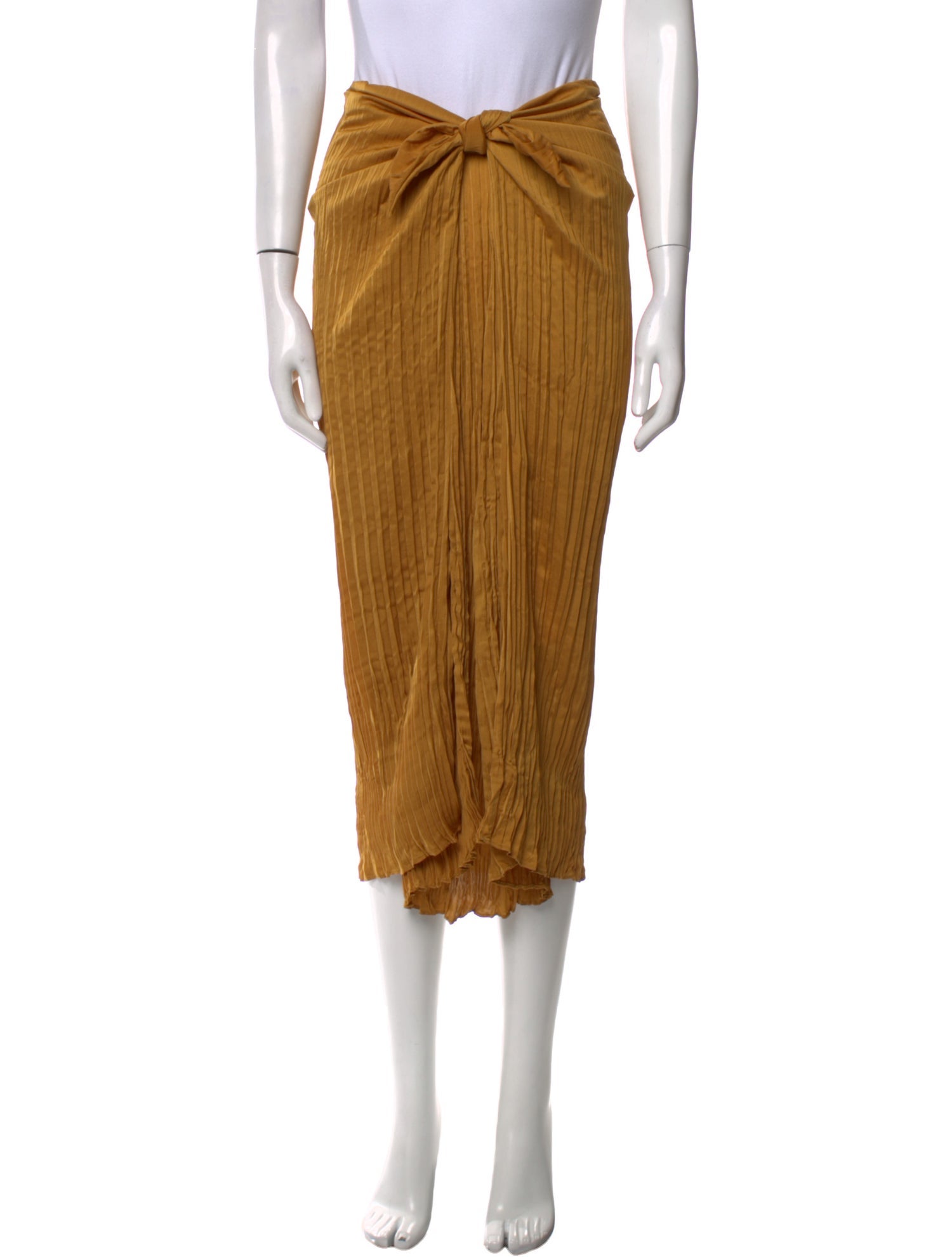 Vince Bow Accents Midi Length Skirt