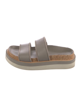Vince Leather Slides